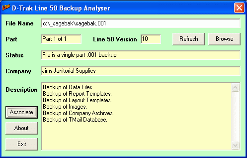 Backup Analyser